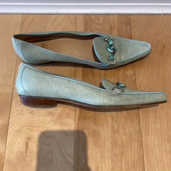 FENDI snake buckle leather loafers flats - Picture 5 of 11